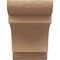 Ekena Millwork 4in. W x 6in. H x 36in. L New Brighton Woodgrain TimberThane Rafter Tail, Primed Tan RFTUR04X06X36NEBRCPR - alternate 6